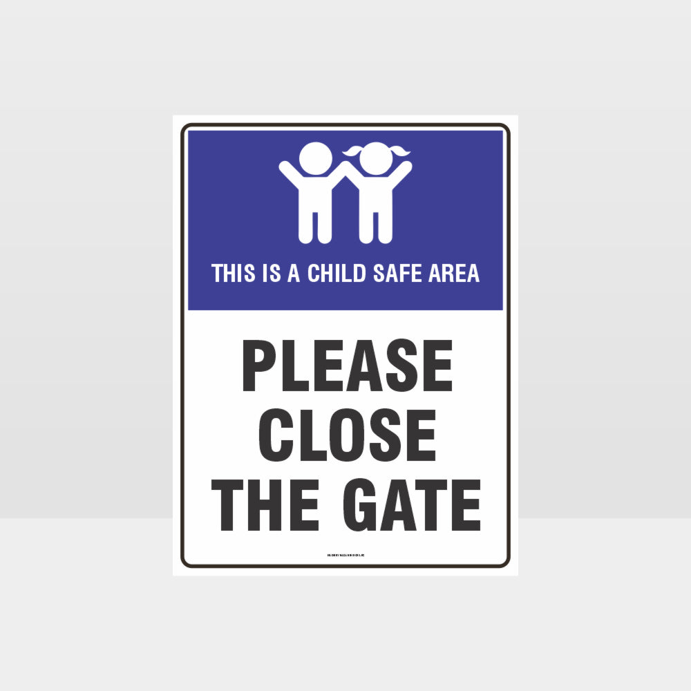 Custom Gate Signs,Please Close The Gate Sign
