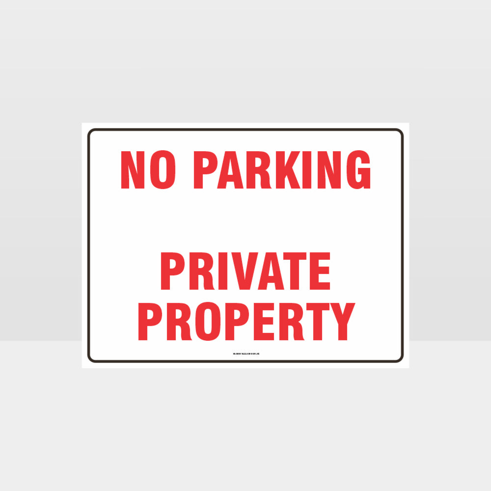 Custom Design Sign,No Parking Private Property Sign