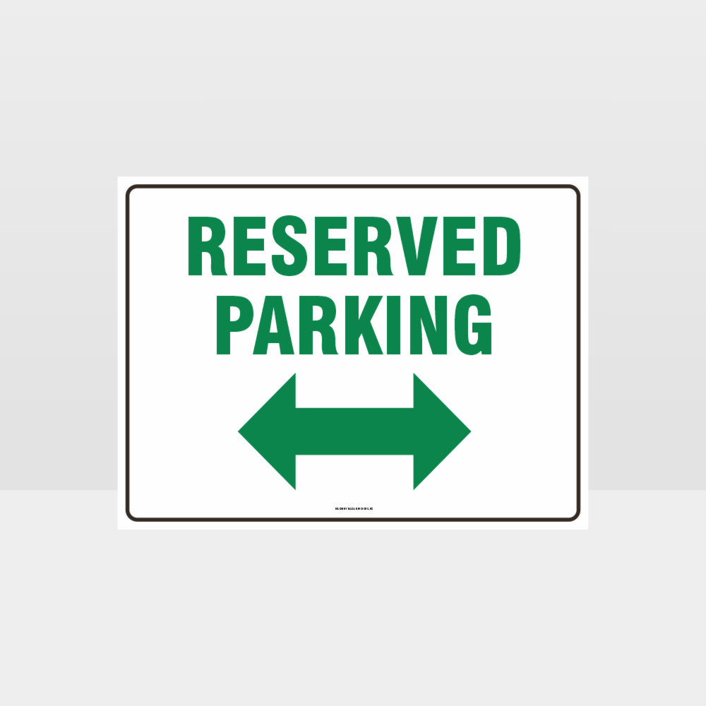 Customized Hazard Signs,Reserved Parking Left And Right Arrow Sign