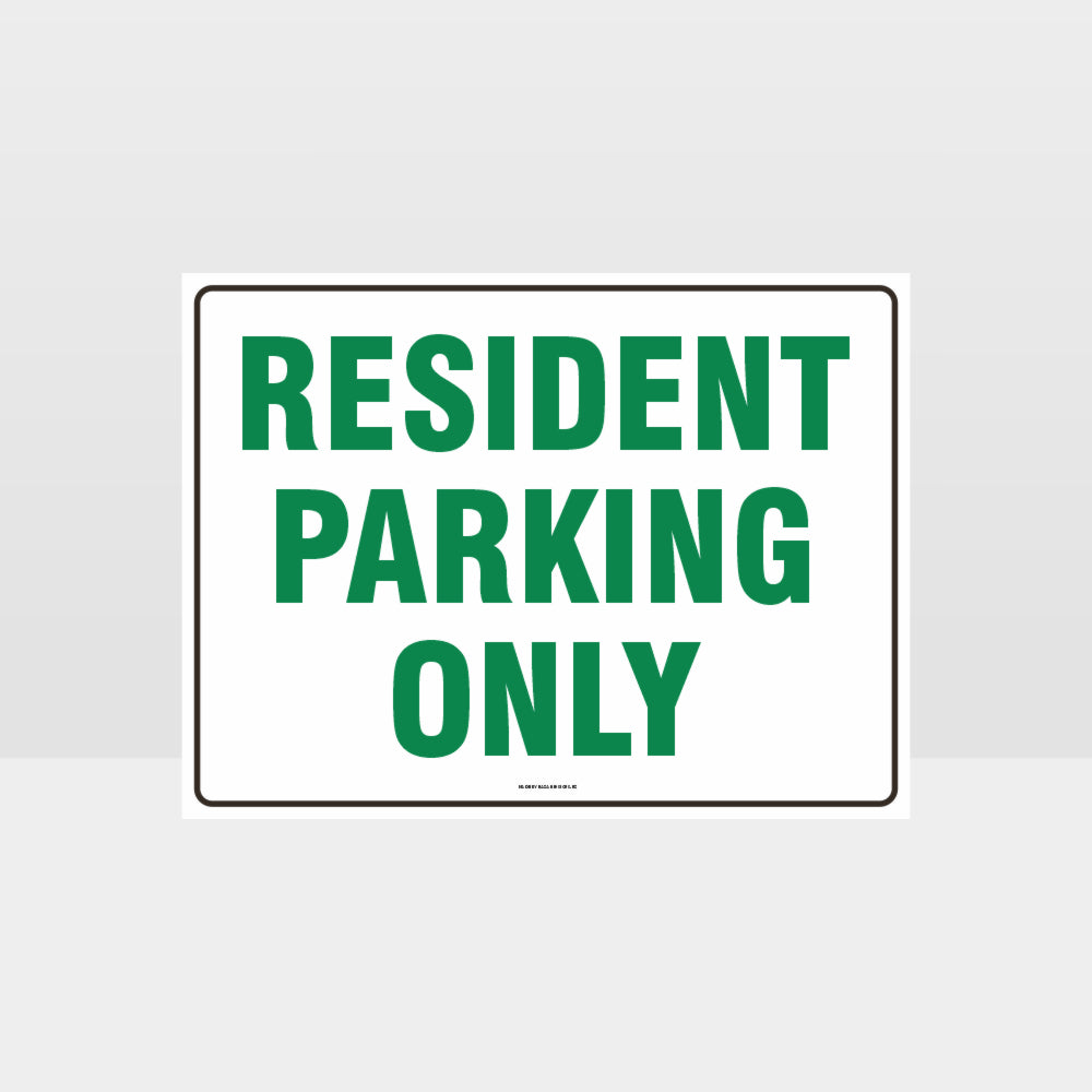 Customized Safety Signs,Residents Parking Only Sign