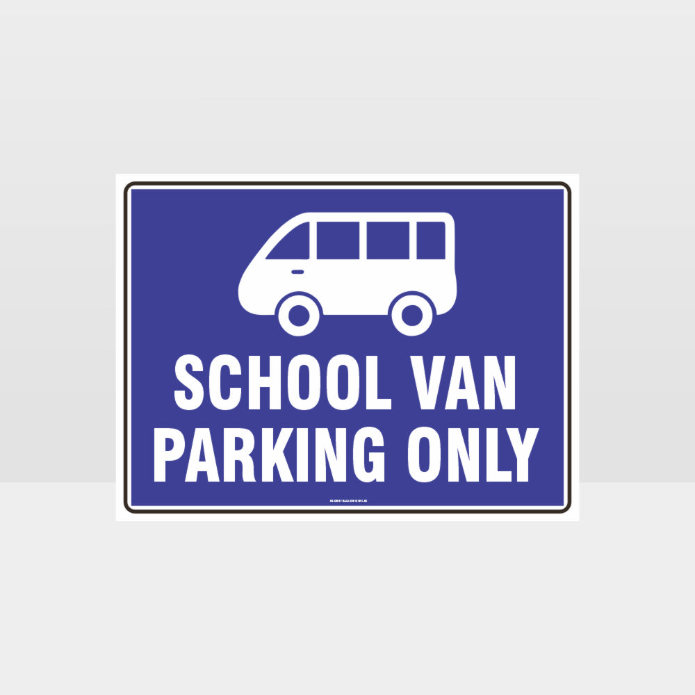 Custom Metal Sign,School Van Parking Only Sign