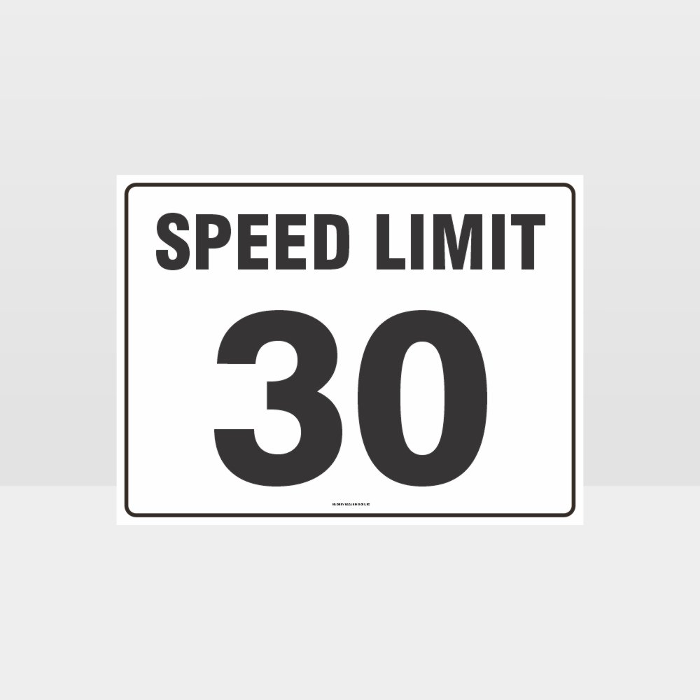 Custom Gate Signs,Speed Limit 30 Kph L Sign