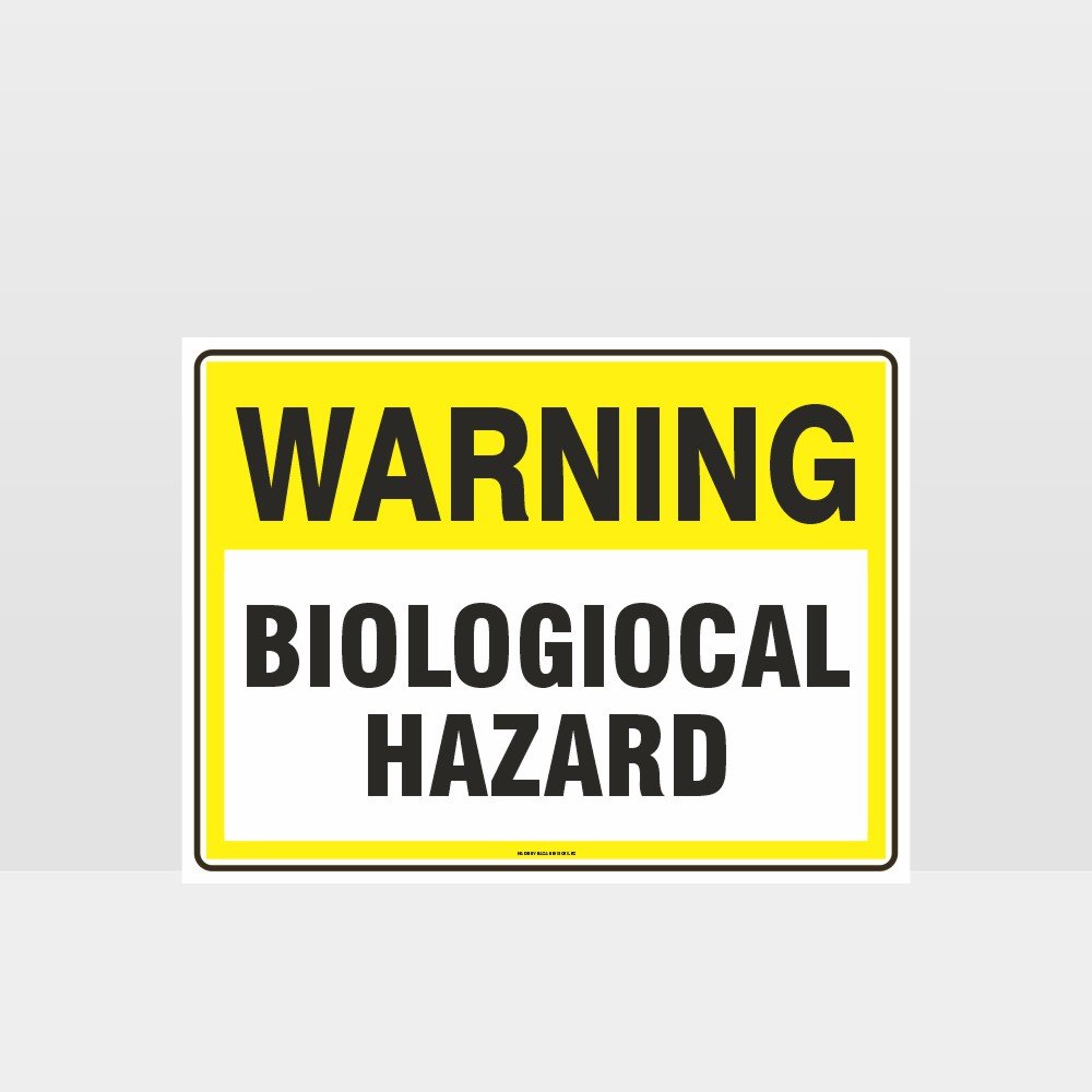 Custom Gate Signs,Warning Biological Hazard Sign