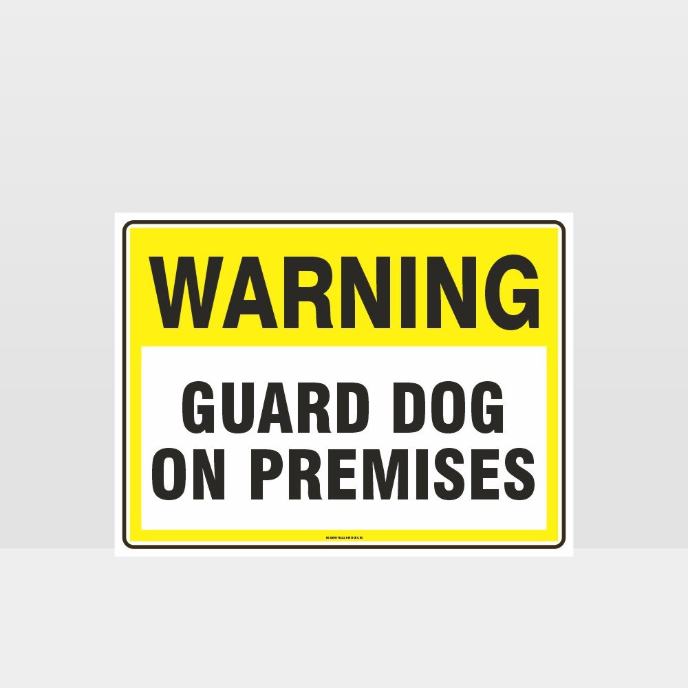 Custom Signs Personalized,Warning Guard Dog On Premises Sign