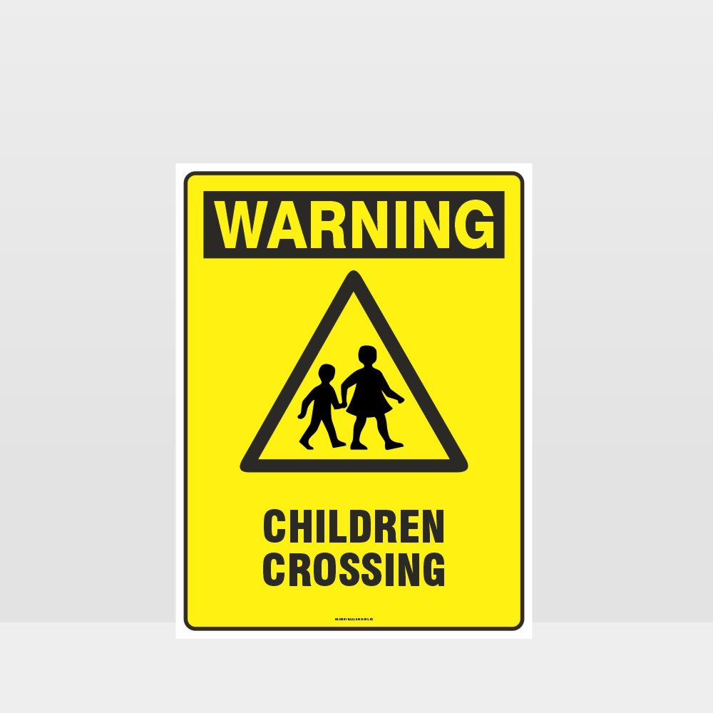 Custom Gate Signs,Warning Children Crossing Sign