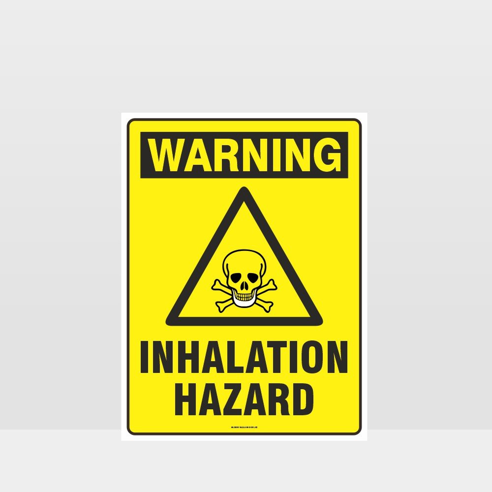 Customized Safety Signs,Warning Inhalation Hazard Sign