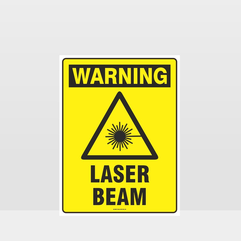 Customized Hazard Signs,Warning Laser Beam Sign