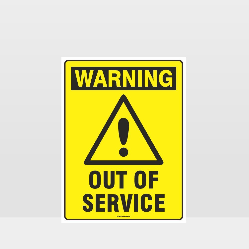 Custom Signs Outdoor Metal,Warning Out Of Service Sign