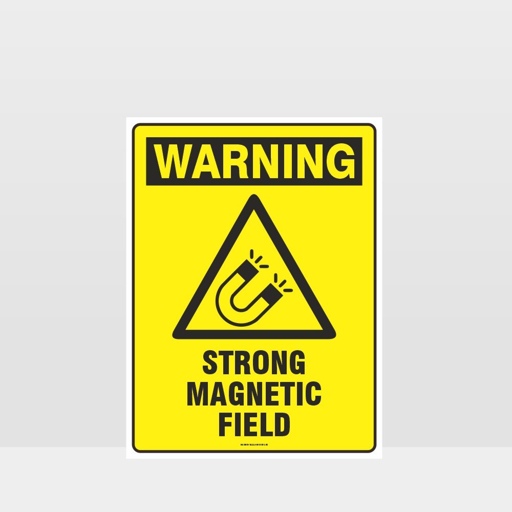 Custom Signs For Business,Warning Strong Magnetic Field Sign