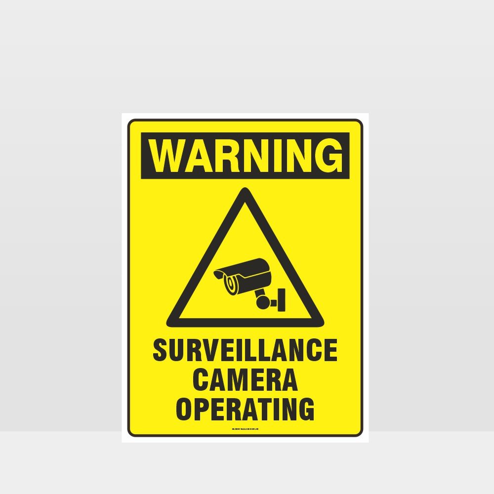 Custom Signs Outdoor Metal,Warning Surveillance Cameras Operating Sign