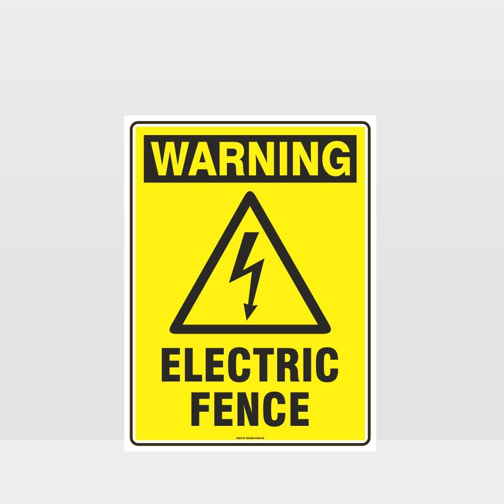 Custom Sign,Warning Electric Fence Sign
