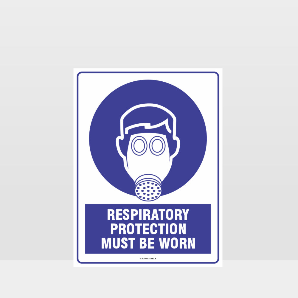 Custom Yard Signs,Mandatory Respiratory Protection Must Be Worn Sign