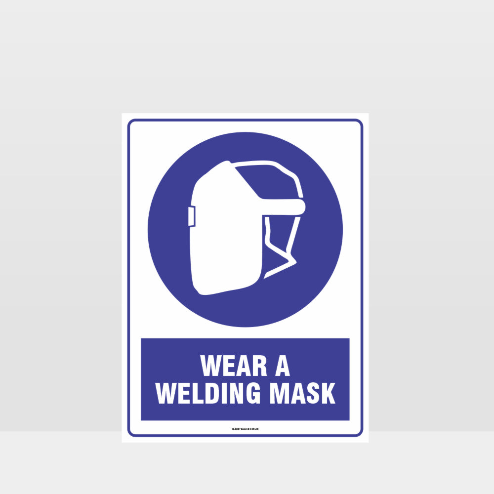 Custom Yard Signs,Mandatory Wear A Welding Mask Sign