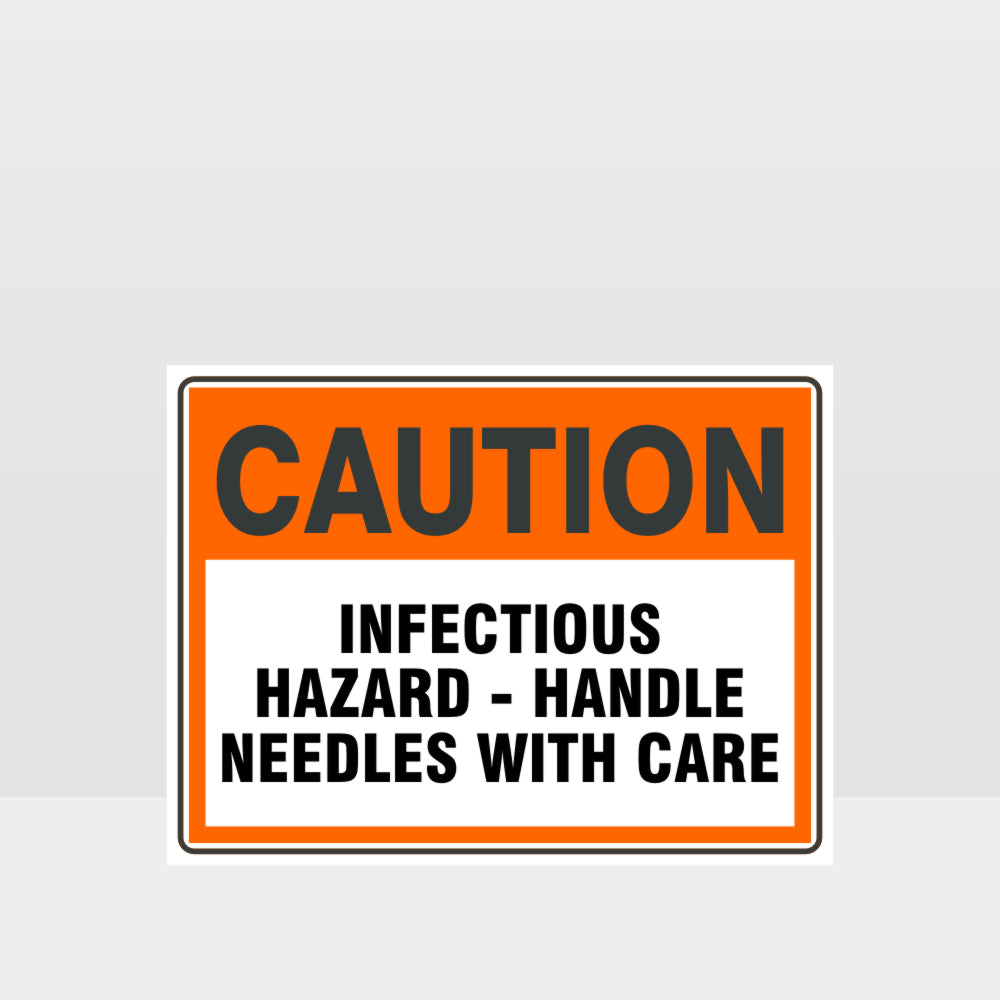 Customized Safety Signs,Caution Infectious Hazard Sign