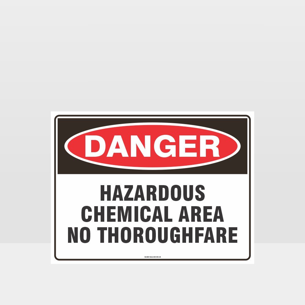 Customized Safety Signs,Danger Hazardous Chemical Area Sign