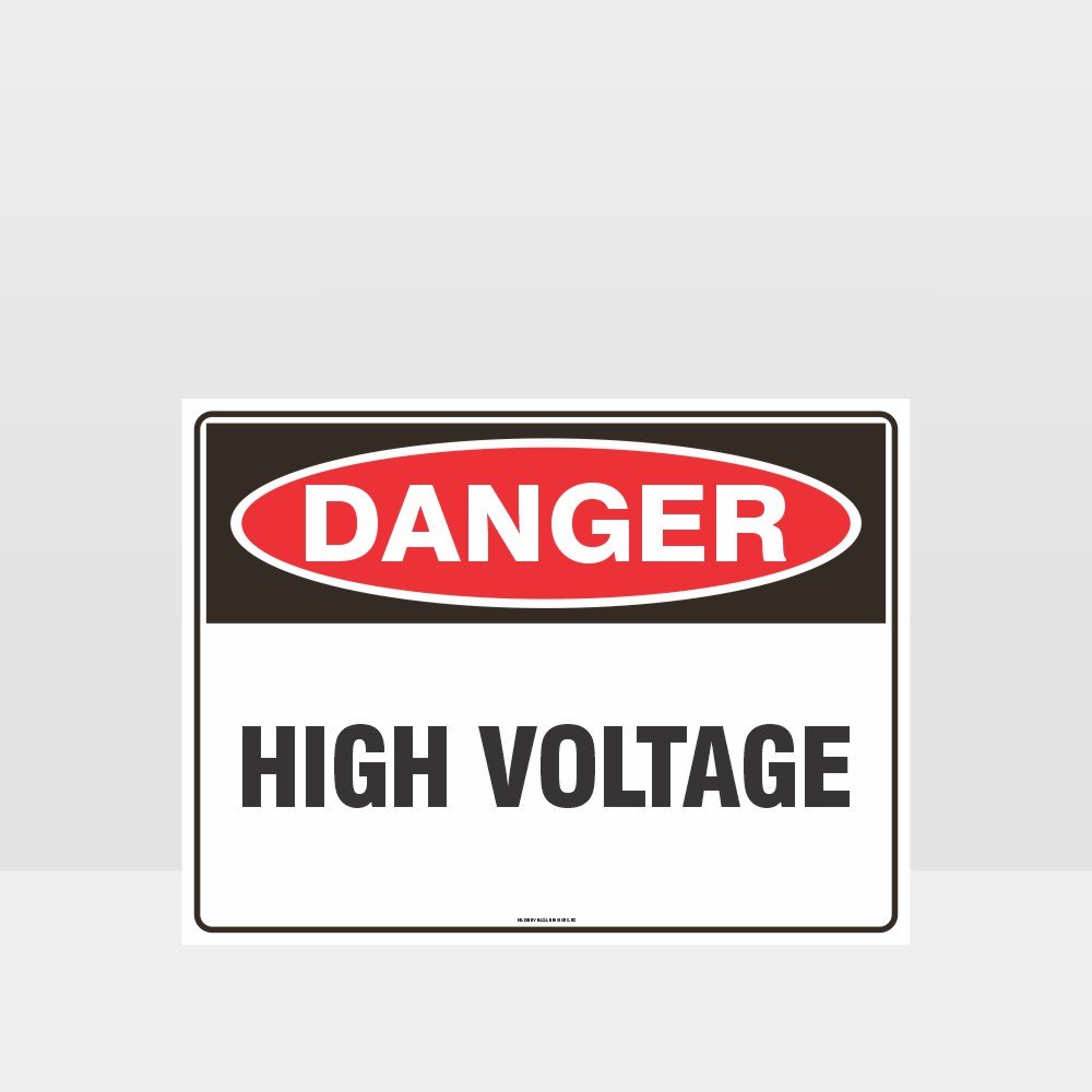 Custom Sign,Danger High Voltage Sign
