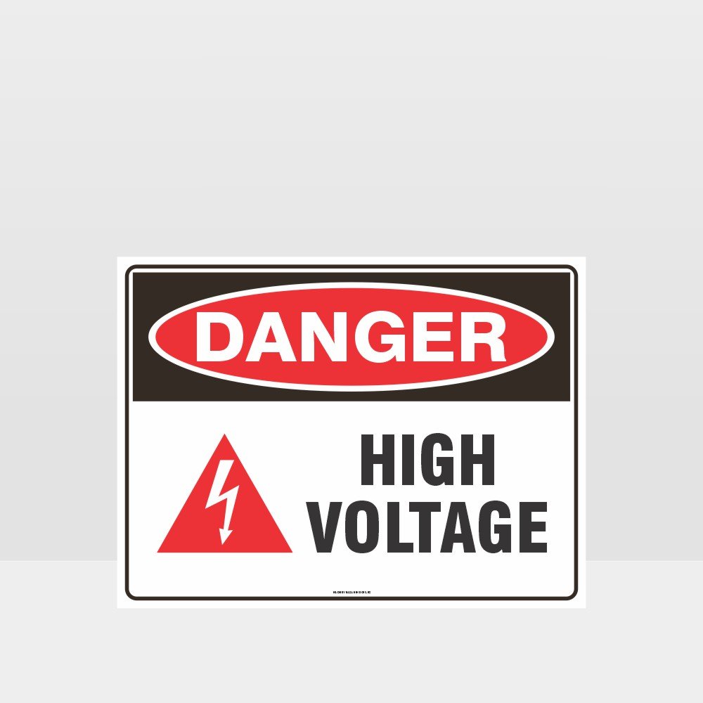 Customized Safety Signs,Danger High Voltage Symbol Sign