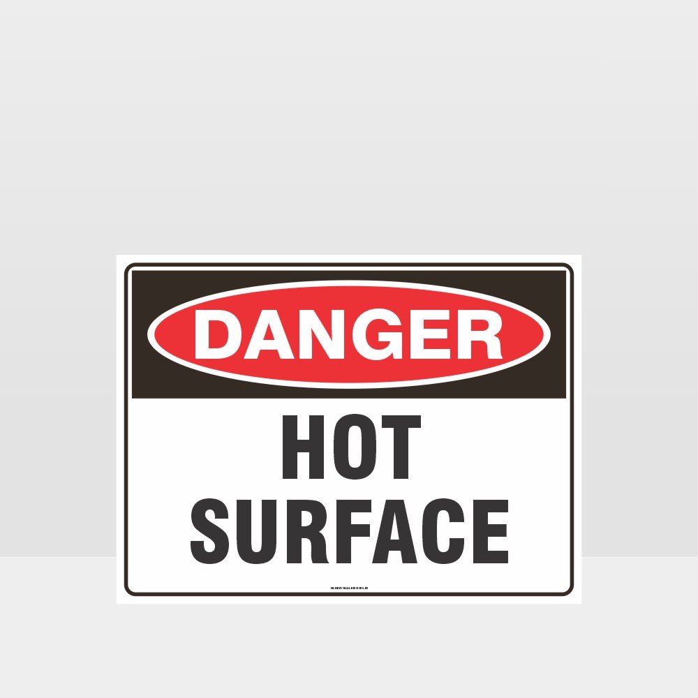 Customized Safety Signs,Danger Hot Surface Sign