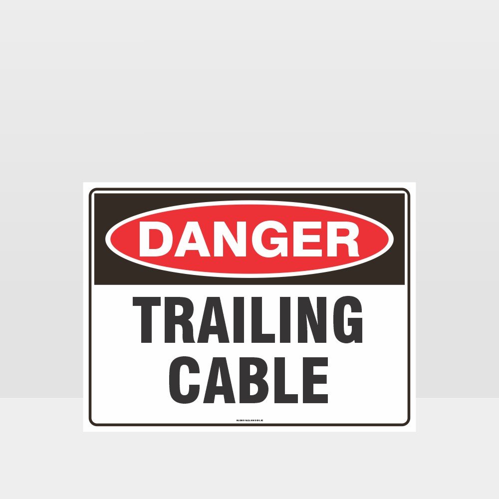 Custom Yard Signs,Danger Trailing Cable Sign
