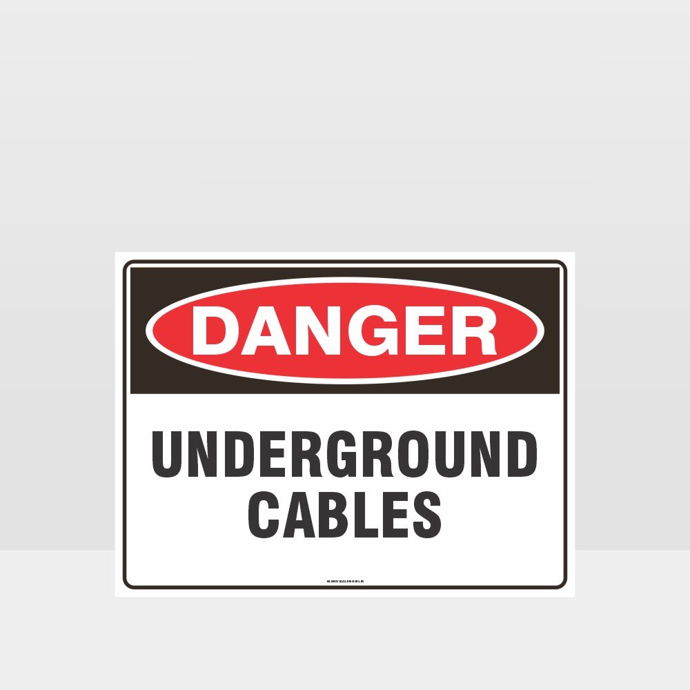 Custom Signs Personalized,Danger Underground Cables Sign