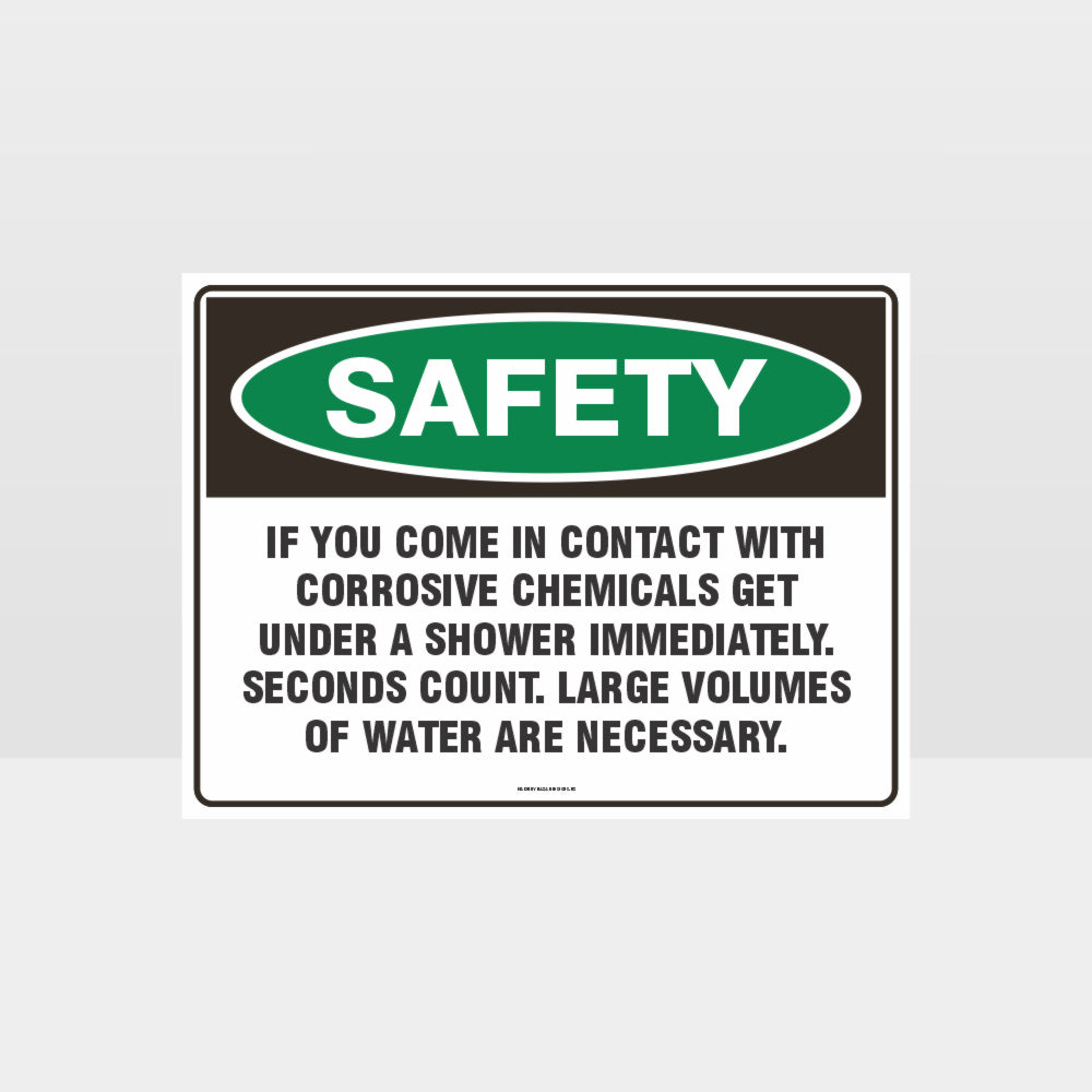 Custom Yard Signs,Corrosive Chemicals Sign