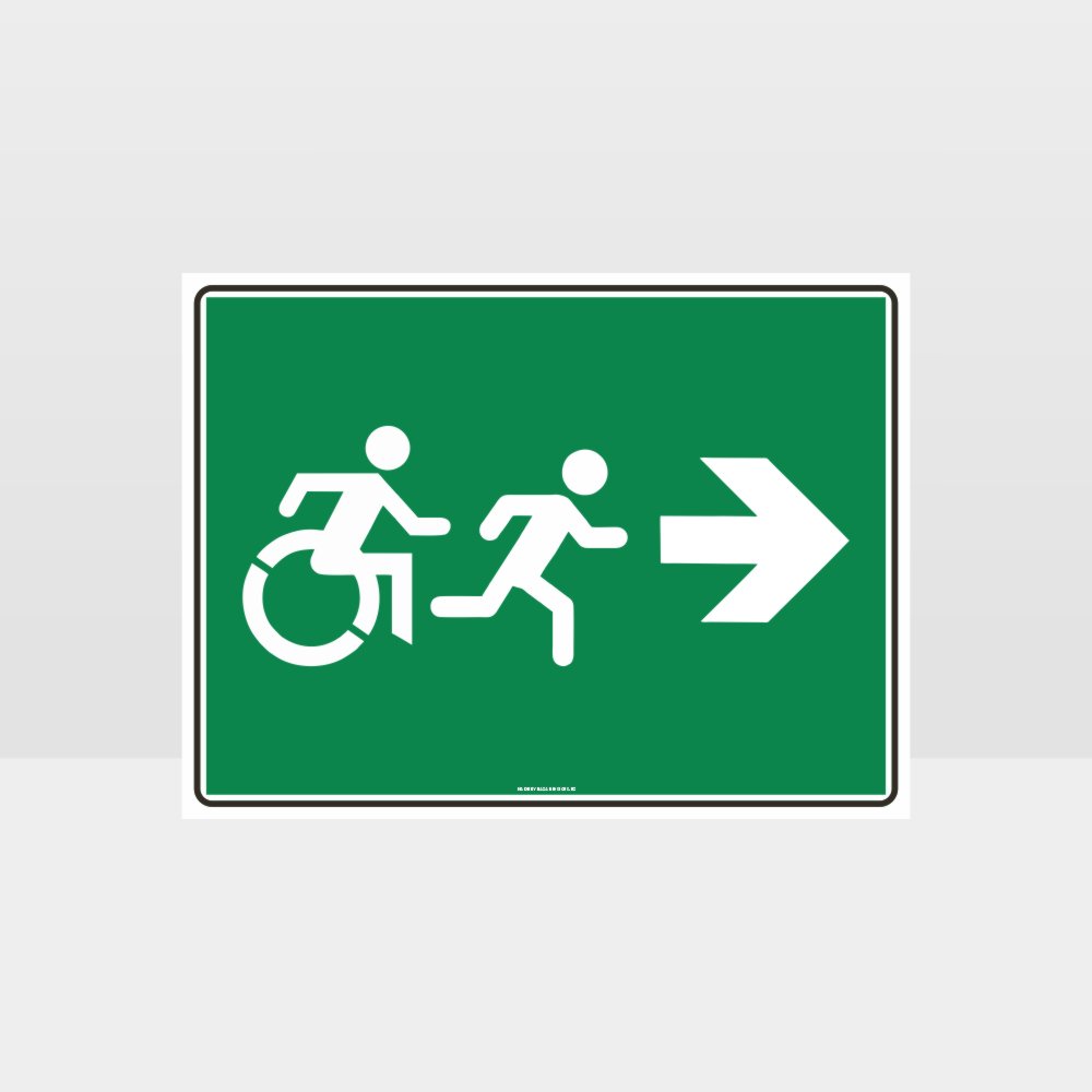 Custom Signs Outdoor Metal,Exit Right Sign