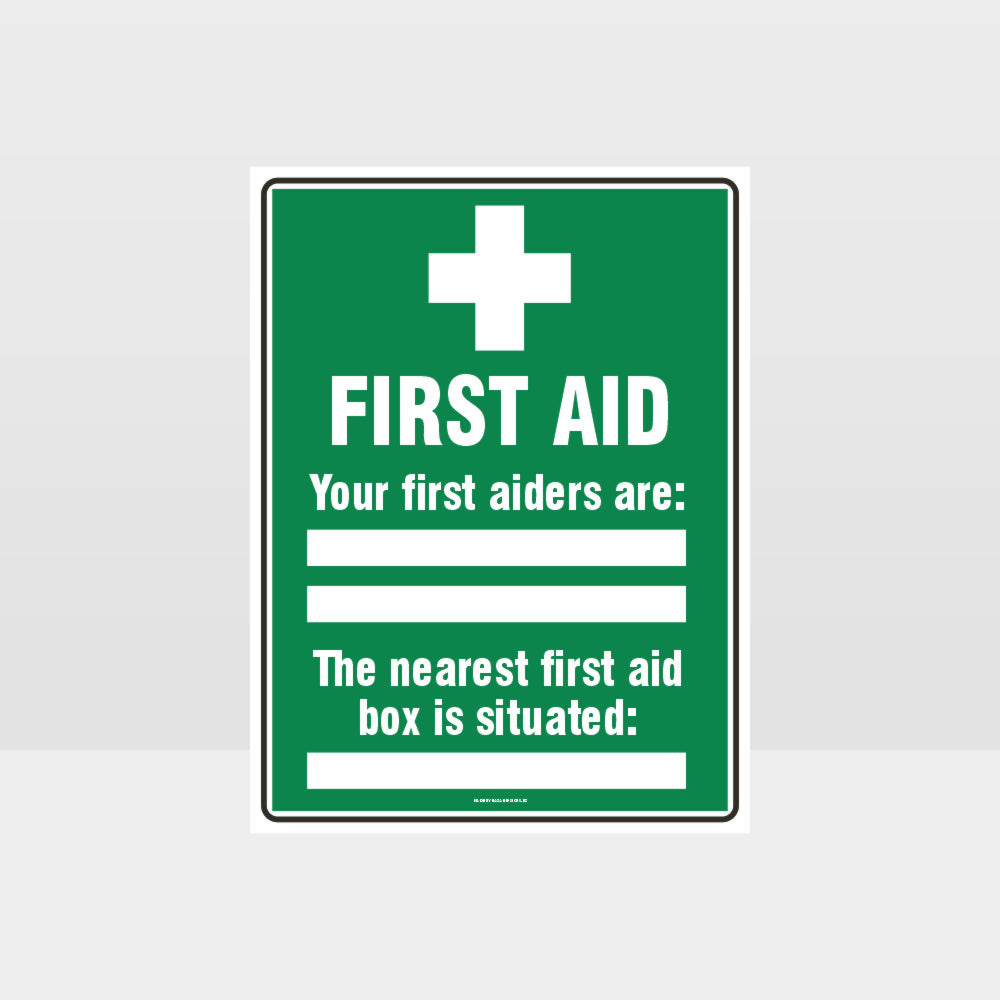 Custom Signs Personalized,First Aid Notice Sign