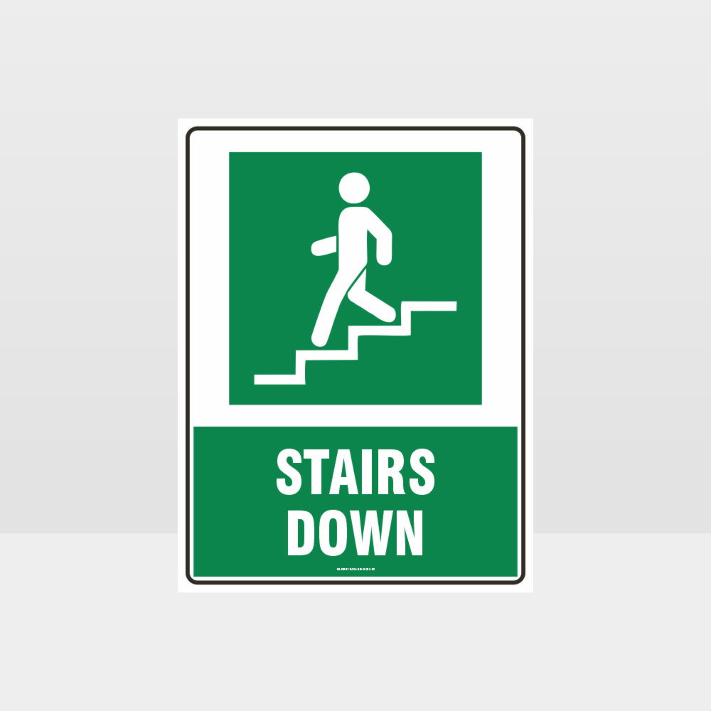 Custom Signs Outdoor Metal,Stairs Down Sign