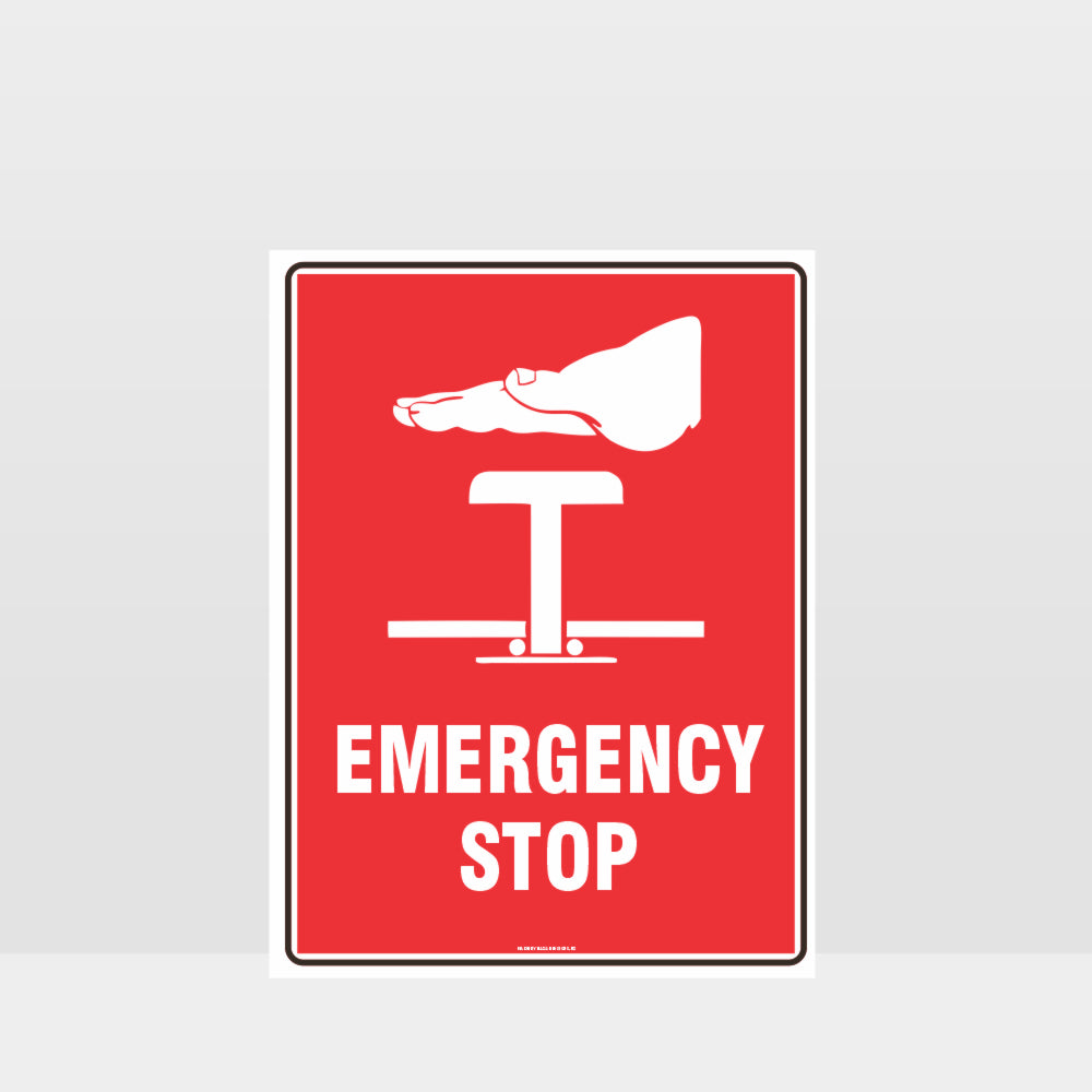 Customized Hazard Signs,Emergency Stop Sign