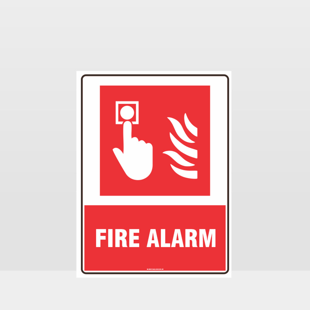 Customized Hazard Signs,Fire Alarm Push Button Sign