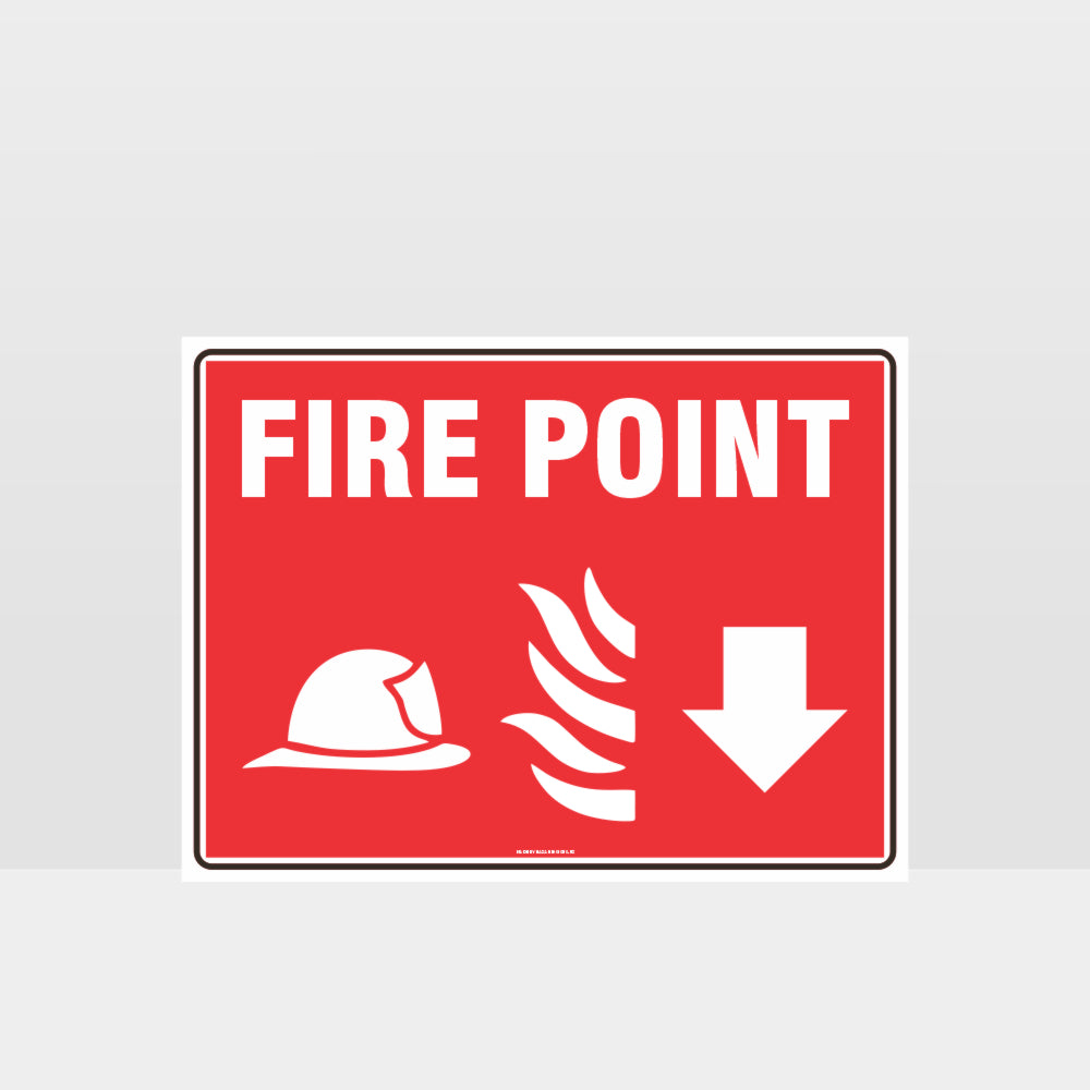 Custom Yard Signs,Fire Point Sign (Landscape)