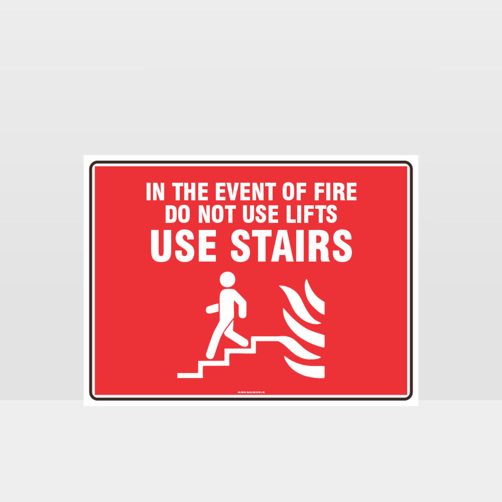 Custom Signs For Business,Use Stairs Fire Sign 03