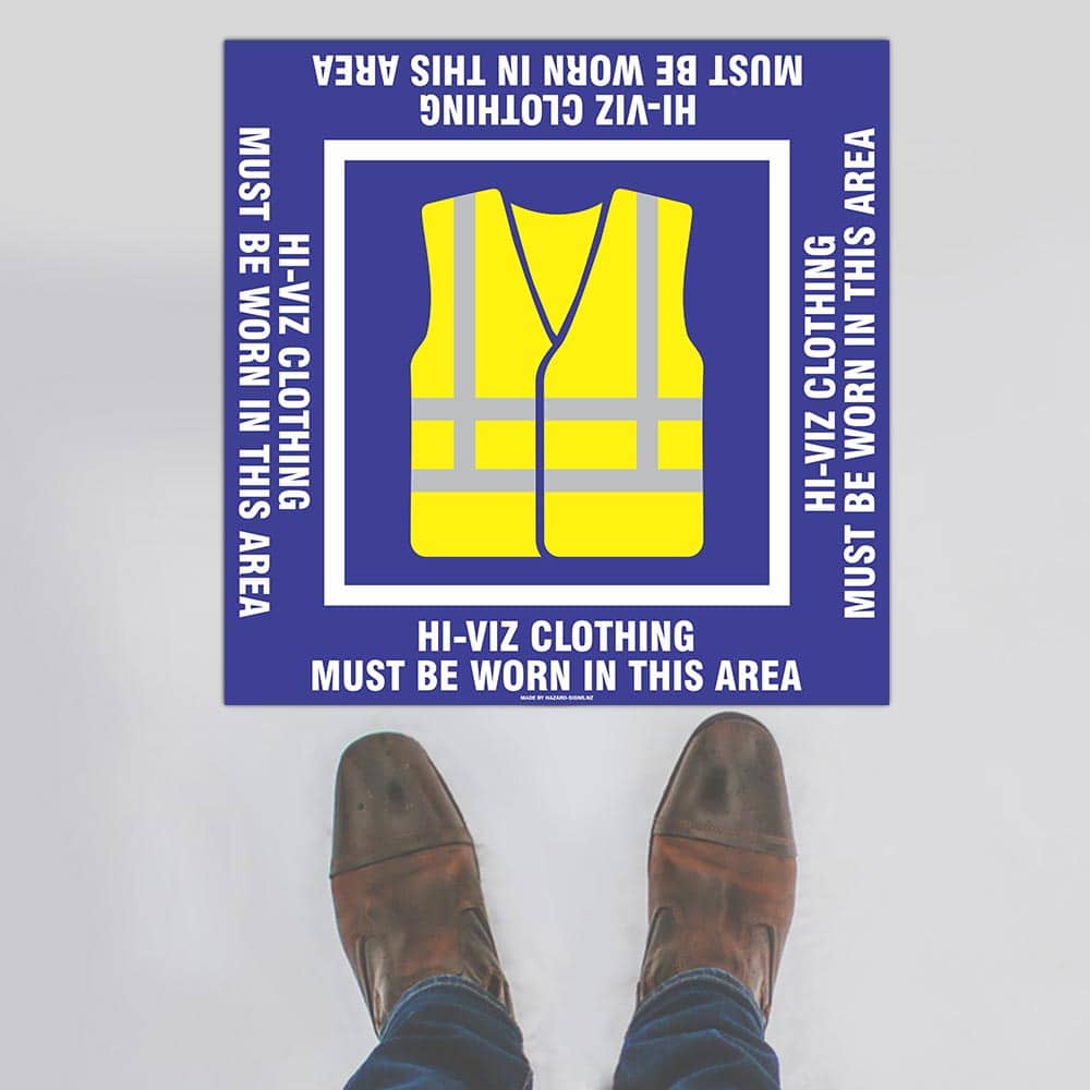 Custom Signs Personalized,Hi-Viz Clothing Floor Sign