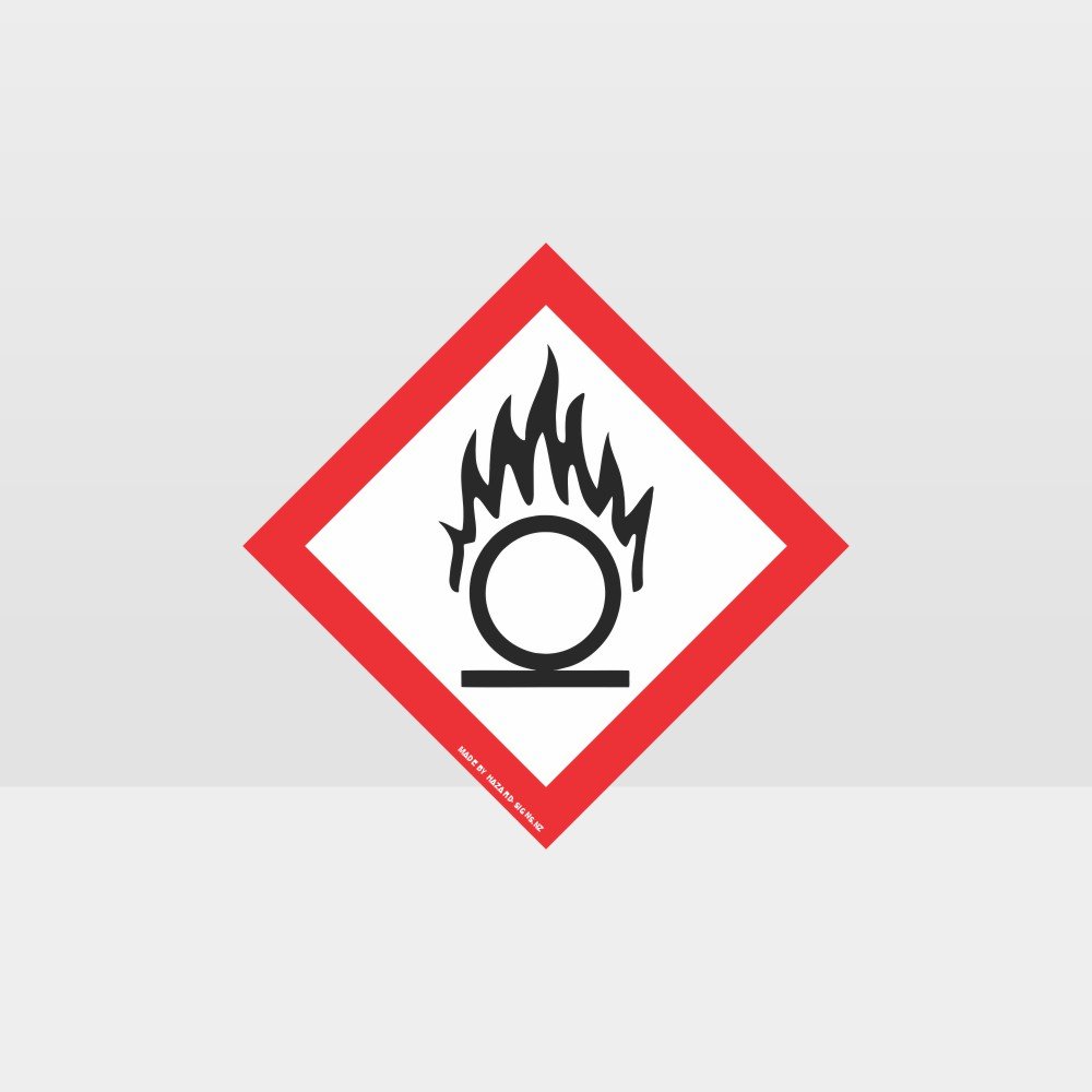 Custom Yard Signs,Flame Over Circle Sign