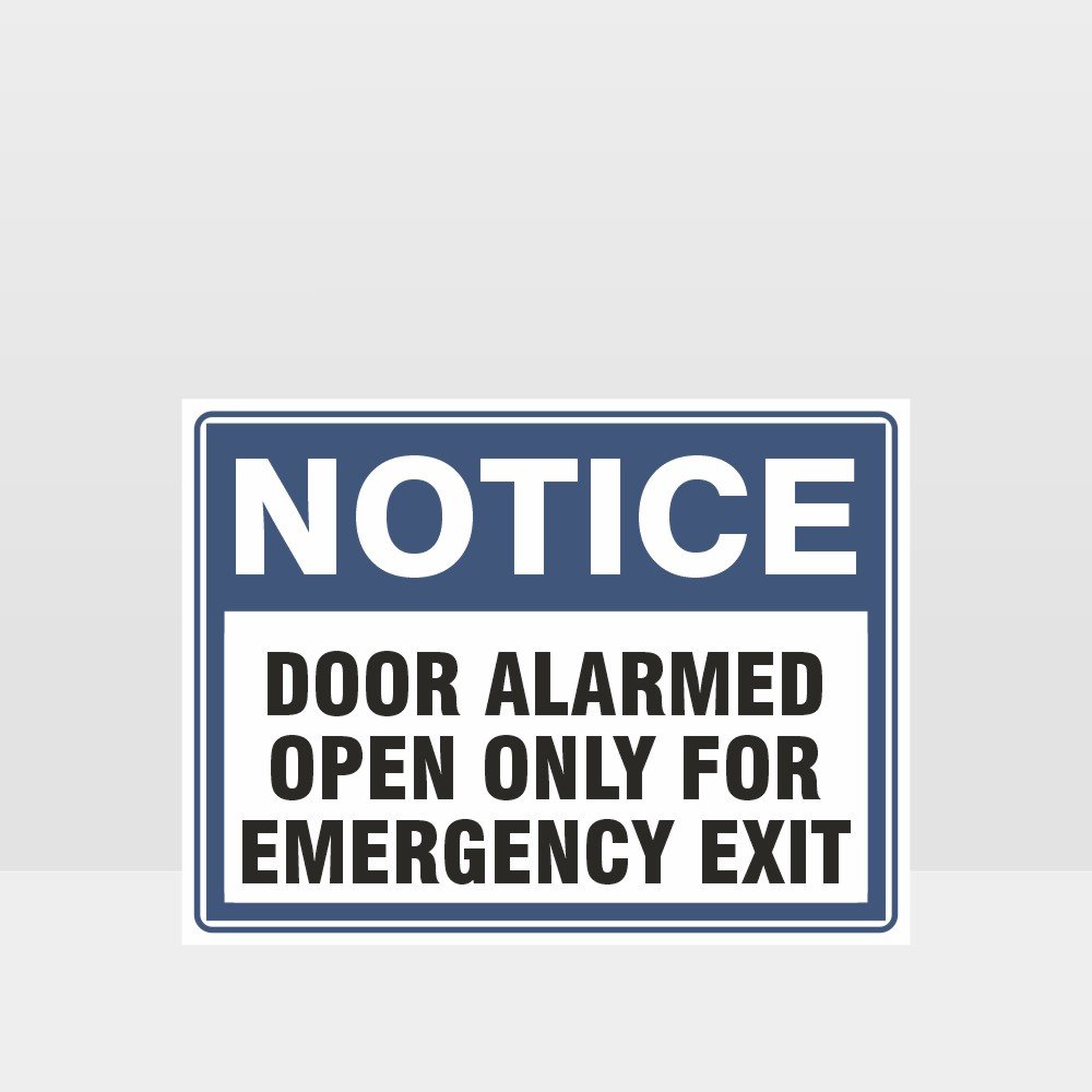 Custom Signs For Business,Door Alarmed Sign