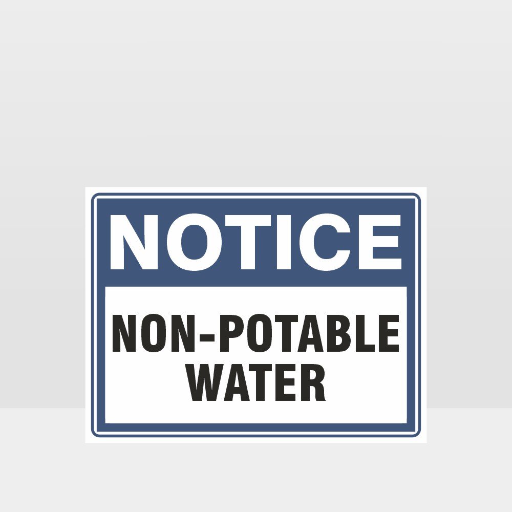 Custom Signs Personalized,Non Potable Water Sign