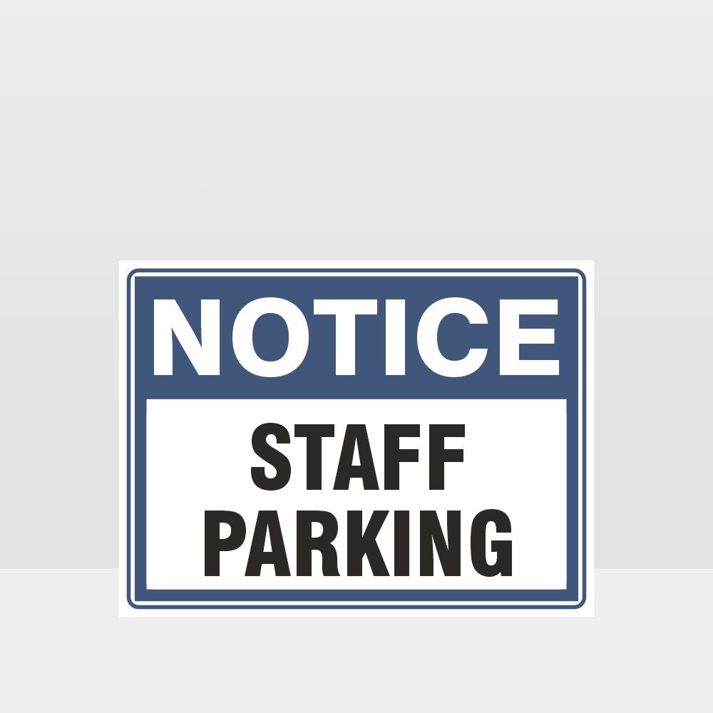 Custom Gate Signs,Staff Parking Sign