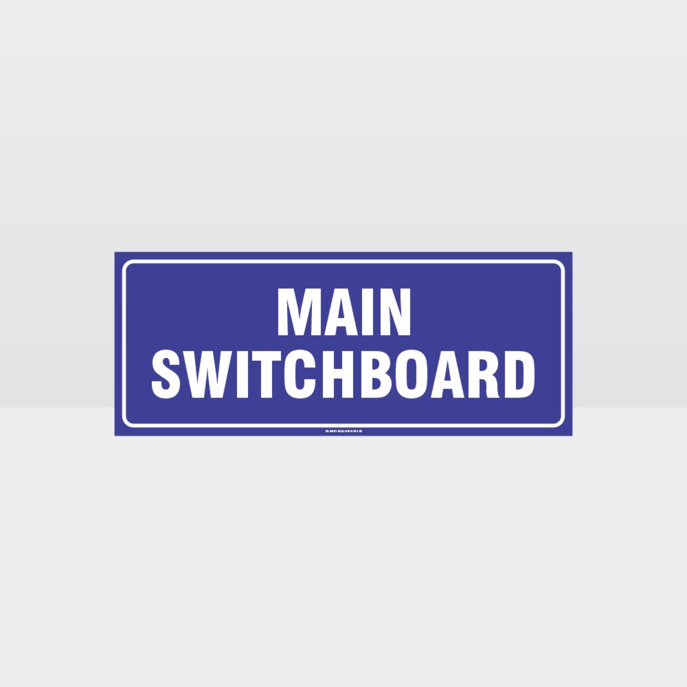 Customized Hazard Signs,Main Switchboard Sign
