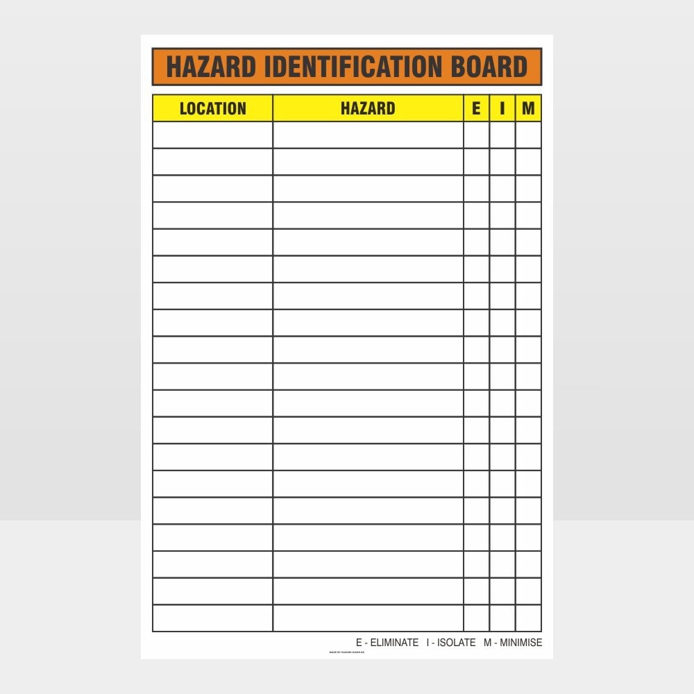 Custom Gate Signs,Hazard Identification Board