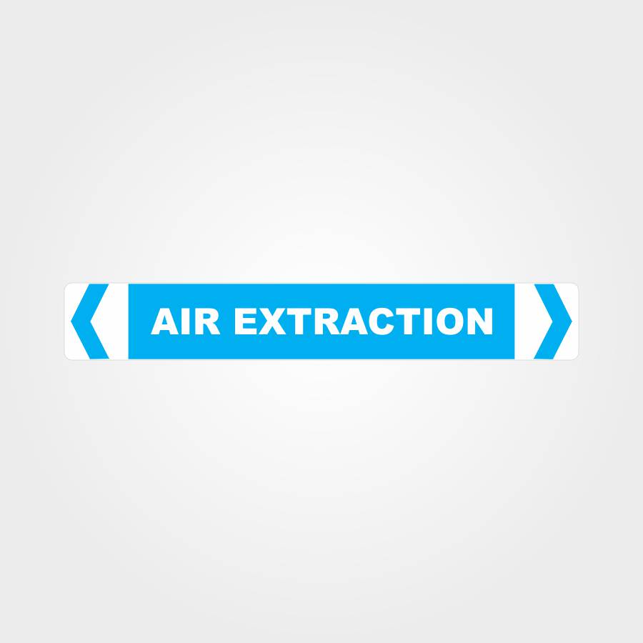 Custom Signs For Business,Air Extraction Pipe Marker