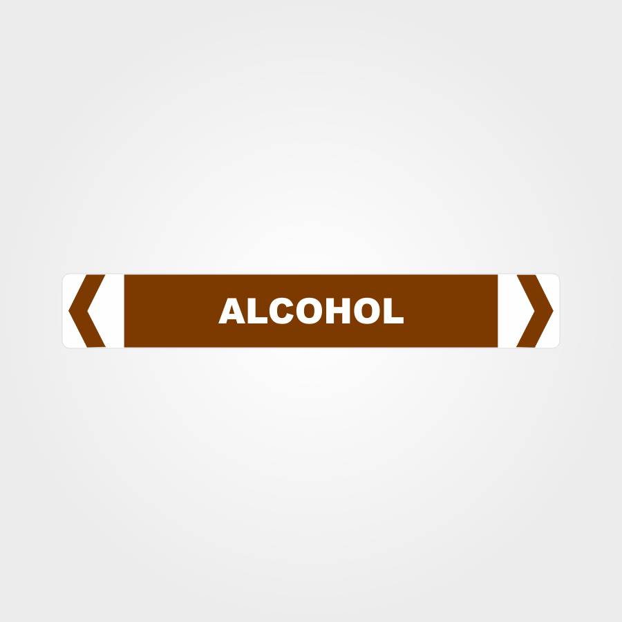 Customized Safety Signs,Alcohol Pipe Marker