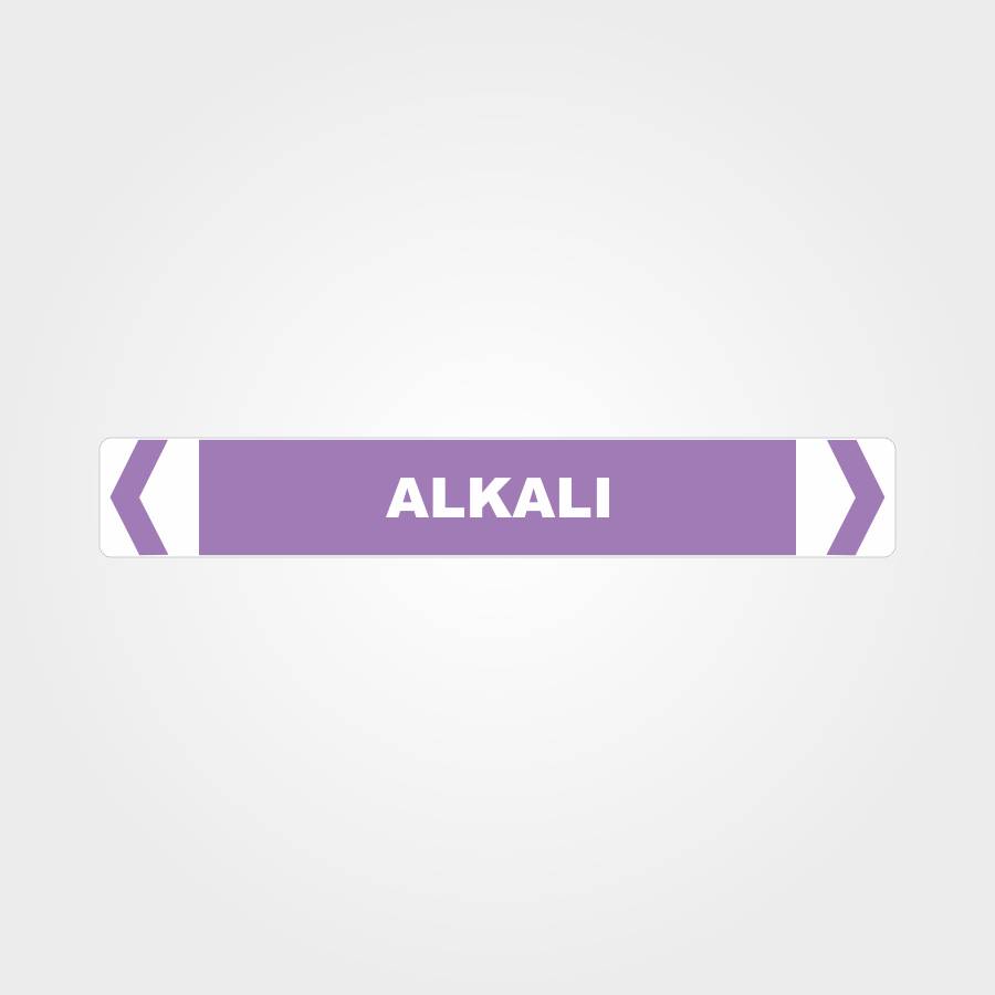 Customized Safety Signs,Alkali Pipe Marker