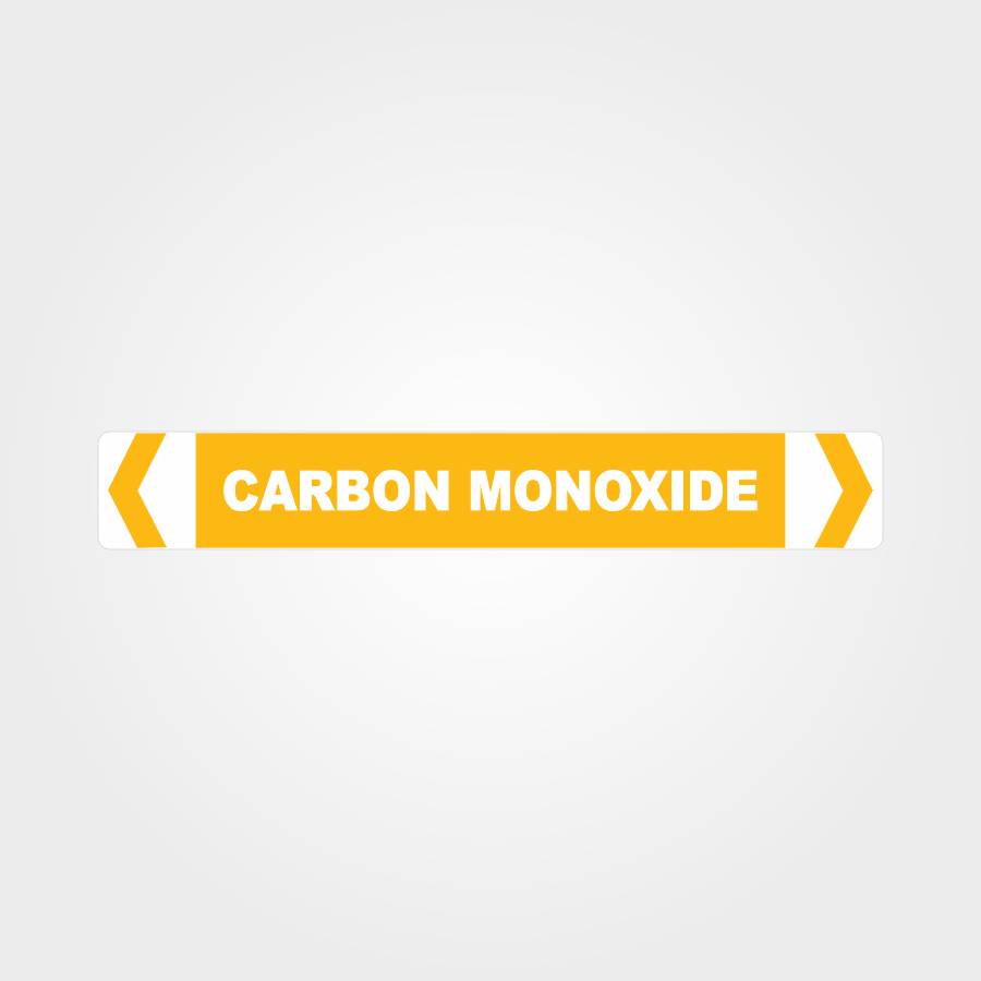 Custom Signs Outdoor Metal,Carbon Monoxide Pipe Marker