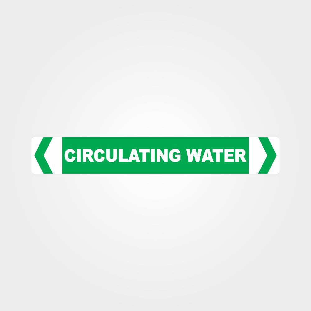 Custom Design Sign,Circulating Water Pipe Marker