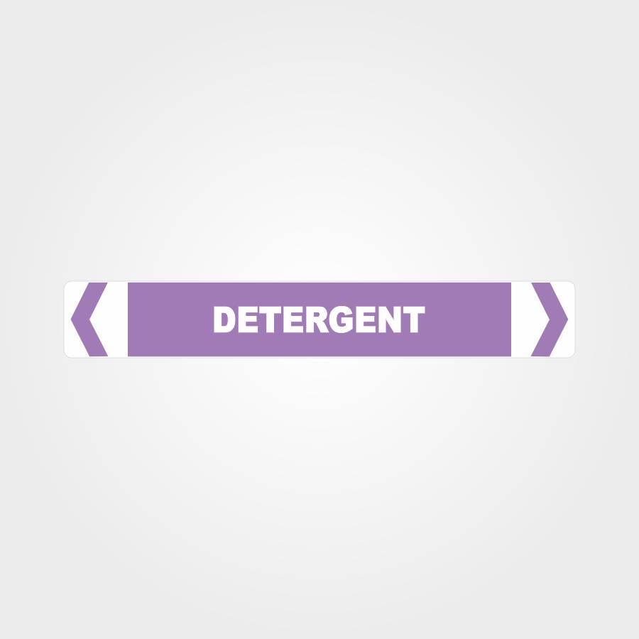 Custom Sign,Detergent Pipe Marker