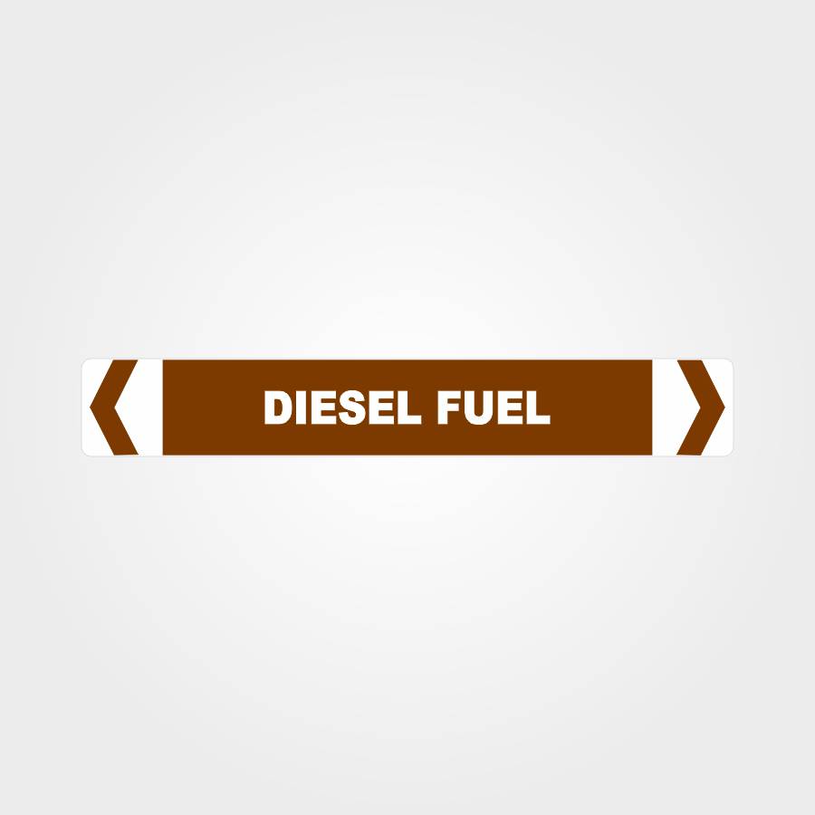 Custom Sign,Diesel Fuel Pipe Marker