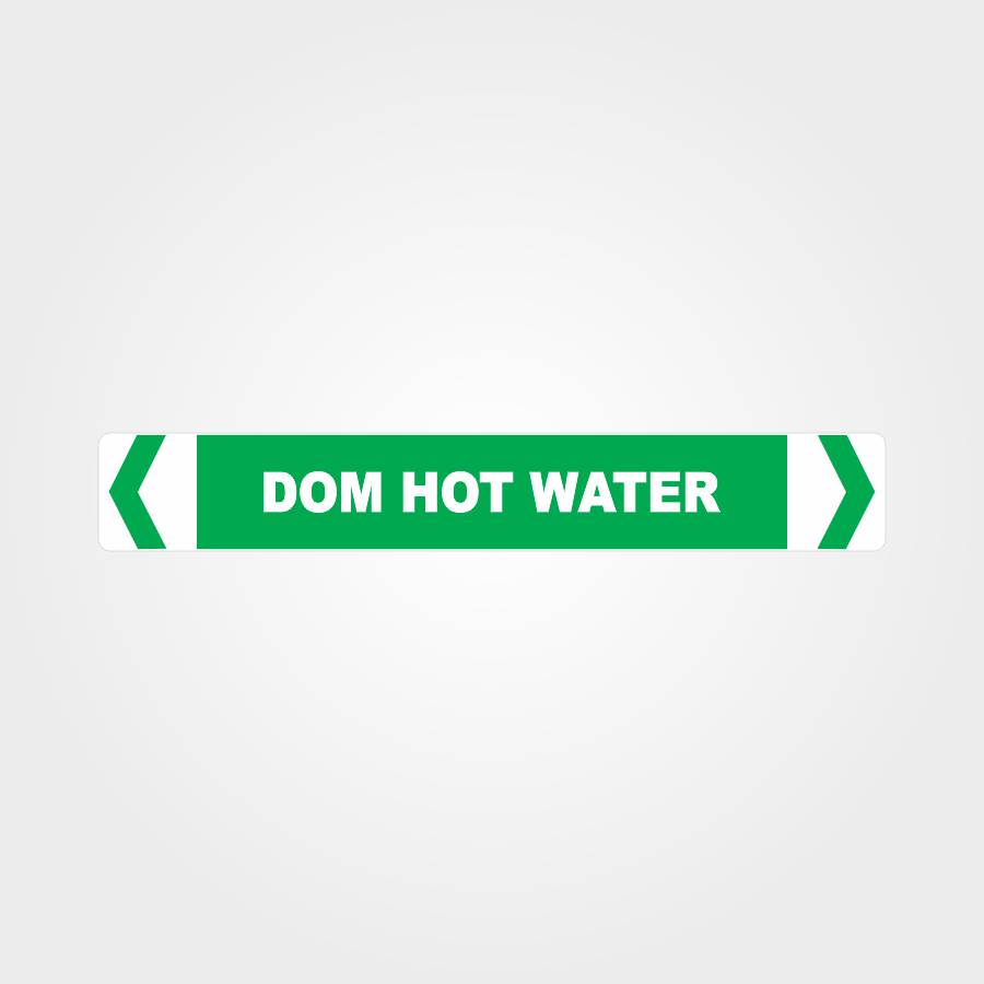 Custom Yard Signs,Dom Hot Water Pipe Marker