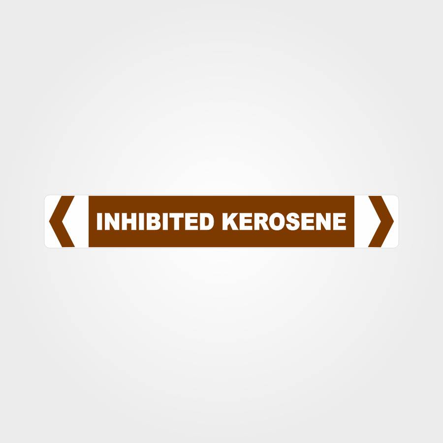 Custom Metal Sign,Inhibited Kerosene Pipe Marker