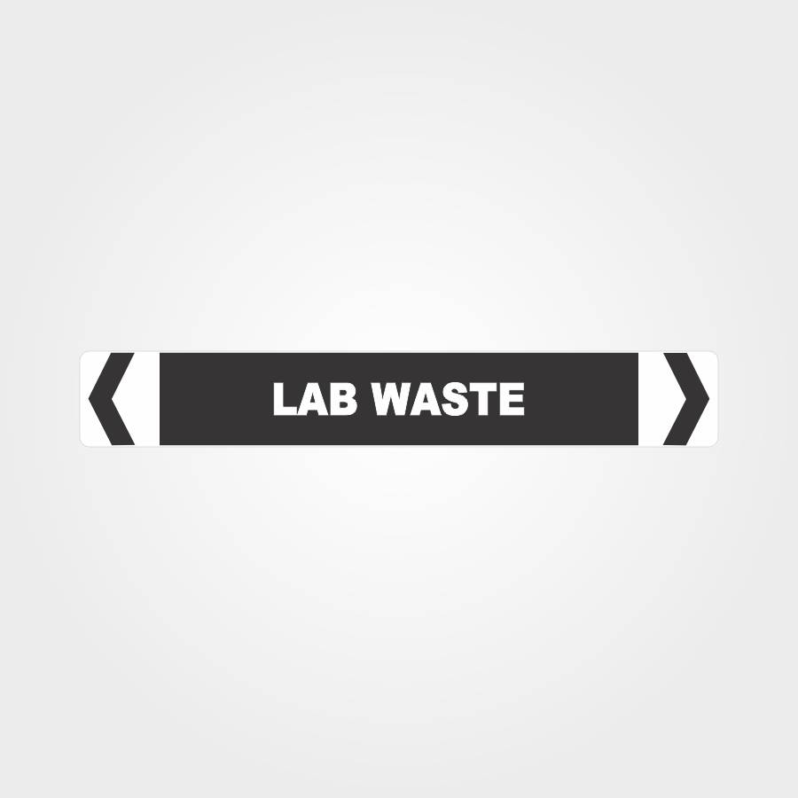 Custom Signs Outdoor Metal,Lab Waste Pipe Marker