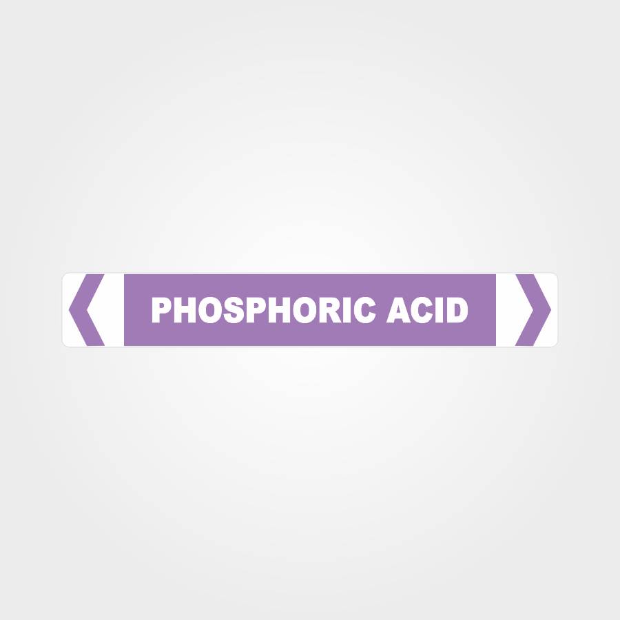 Custom Signs Personalized,Phosphoric Acid Pipe Marker